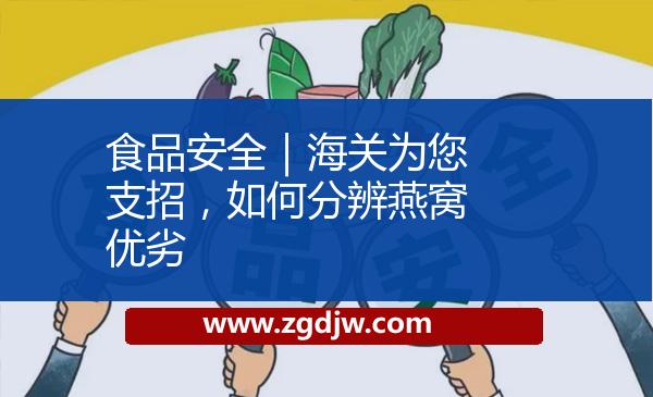 食品安全｜海關(guān)為您支招，如何分辨燕窩優(yōu)劣 
