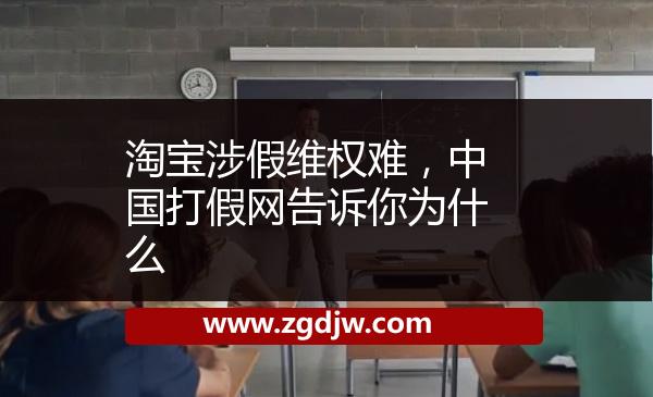 淘寶涉假維權(quán)難，中國打假網(wǎng)告訴你為什么 
