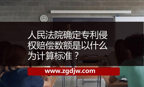 人民法院確定專利侵權賠償數(shù)額是以什么為計算標準？ 