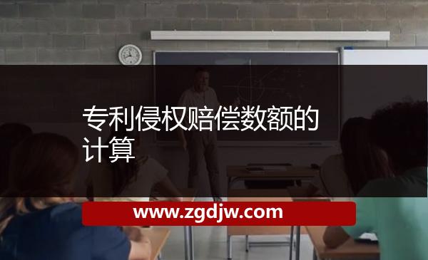 專利侵權賠償數(shù)額的計算 
