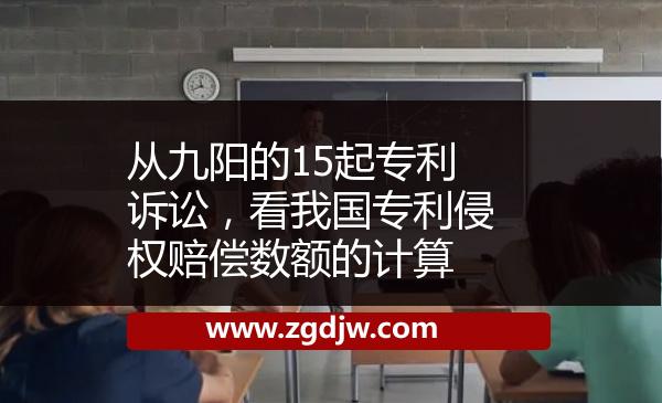 從九陽的15起專利訴訟，看我國專利侵權賠償數(shù)額的計算 